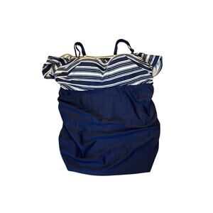 Cacique women’s swim top bandeau size 44D tankini lane Bryant swim top